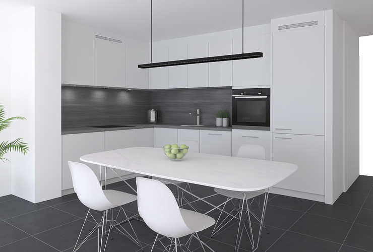 Appartement NEUF - 2½ pièces au 1er étage (Lot A07, plan en rouge)