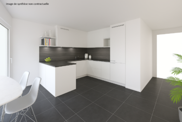 Appartement NEUF - 3 pièces au 1er étage (Lot A06, plan en bleu)