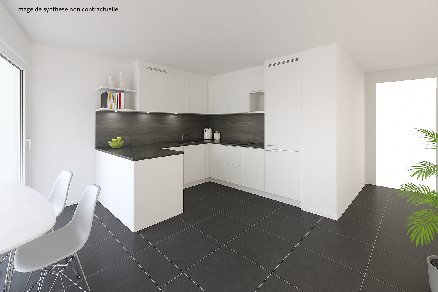 Appartement NEUF - 3 pièces au 1er étage (Lot A06, plan en bleu)