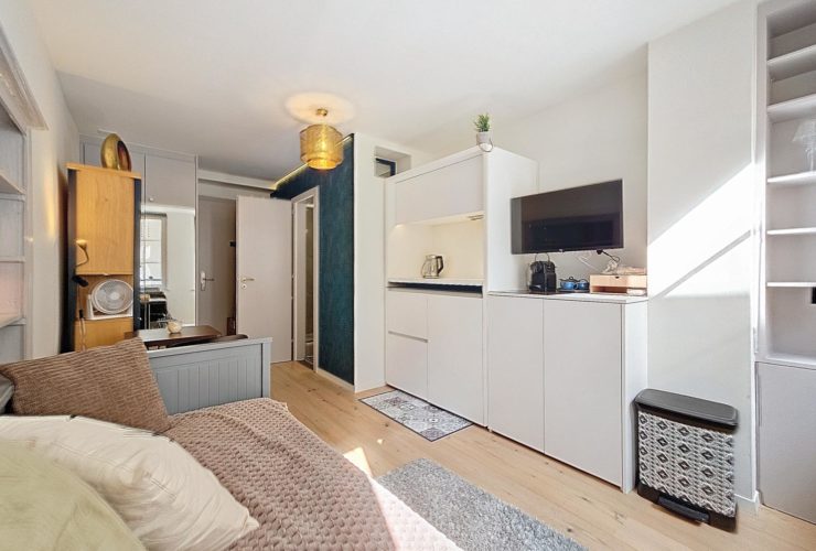Au centre-ville de Morges, studio meublé