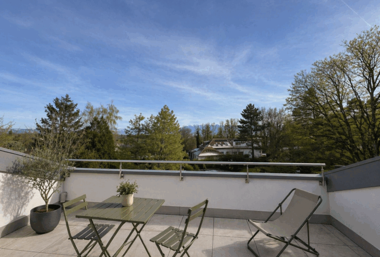 Havre de paix moderne en triplex – Vue panoramique sur le Léman