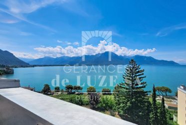 Balcon sur le lac : 2 pièces avec vue sur château de Chillon