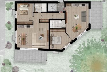 Projet neuf Lot 2 : 2.5 pièces avec terrasse et jardin privatif