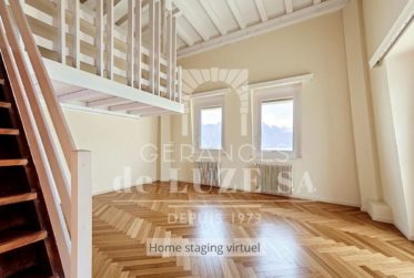 Surplombant le lac : 1.5 pièce avec mezzanine et balcon