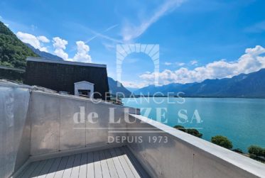 Balcon sur le lac : 2 pièces avec vue sur château de Chillon