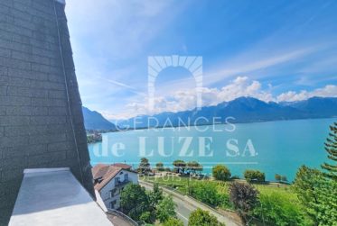 Surplombant le lac : 1.5 pièce avec mezzanine et balcon