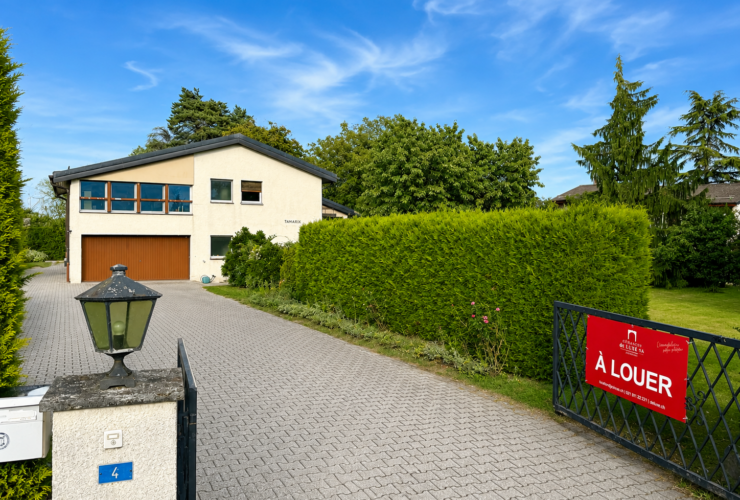 Villa familiale avec grand jardin – Founex