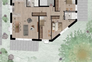 Projet neuf : Un 4.5 pièces avec jardin privatif en ville