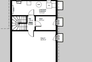 Villa sur plan de 5.5 pièces, design et moderne